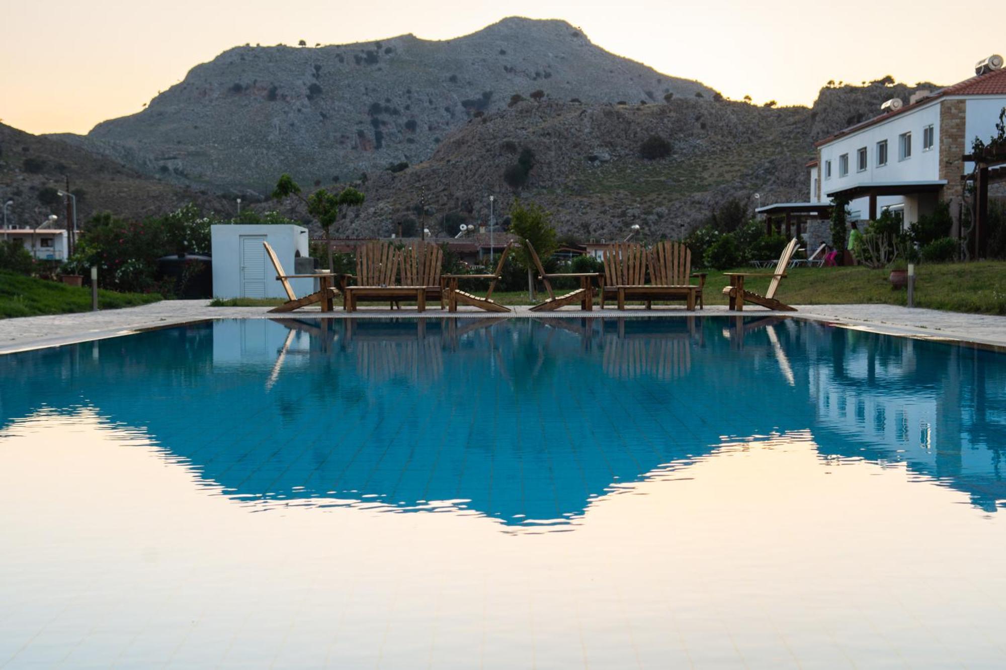 Posidonia Luxury Villas Kolympia Kolymbia Pokoj fotografie