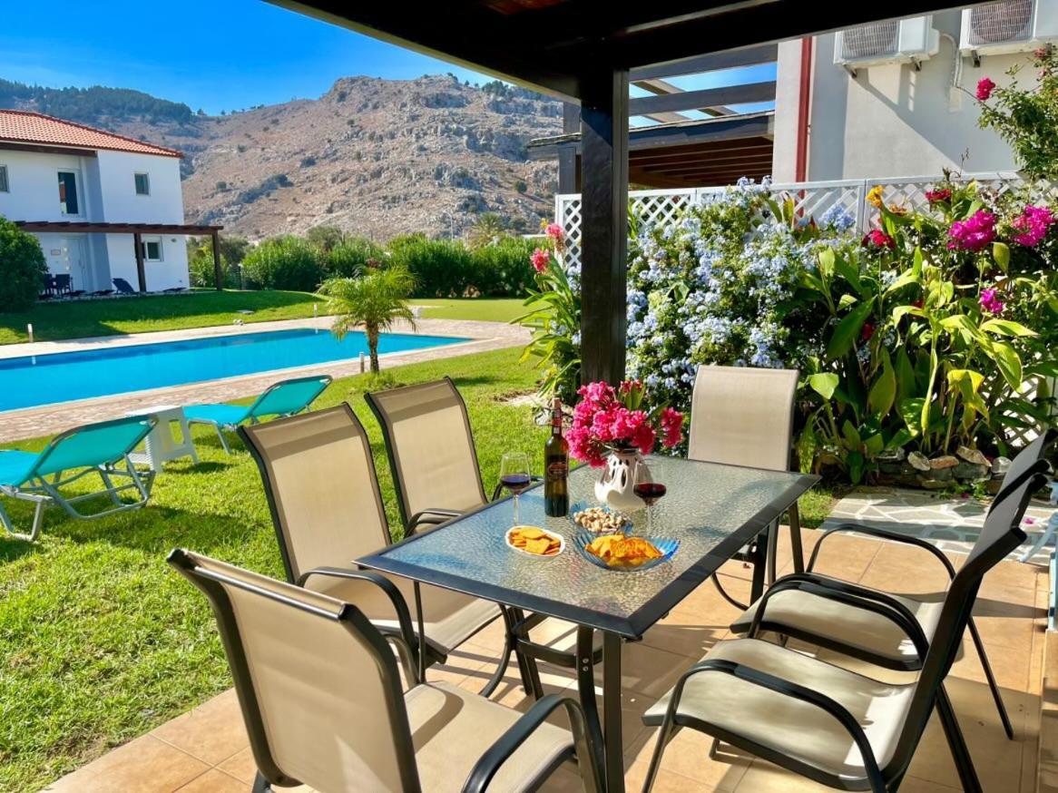 Posidonia Luxury Villas Kolympia Kolymbia Exteriér fotografie