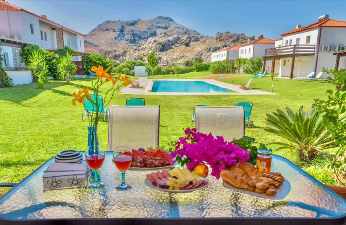 Posidonia Luxury Villas Kolympia Kolymbia Exteriér fotografie
